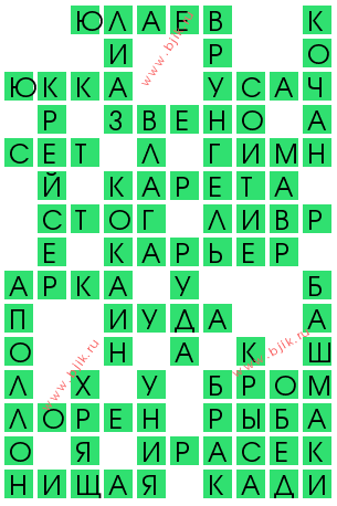 сканворд 12167