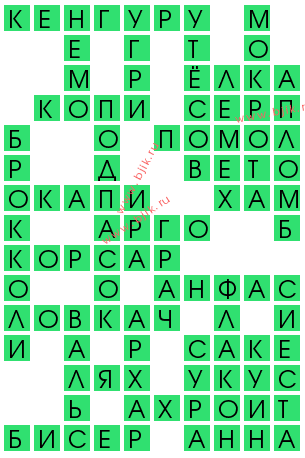 сканворд 12172