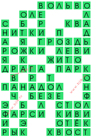сканворд 12195