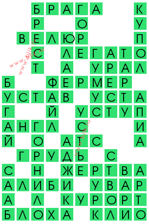 сканворд 12232