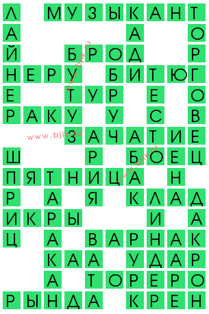 сканворд 12256