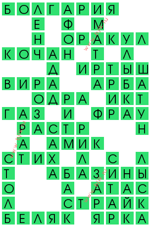 сканворд 12273