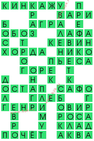сканворд 12292
