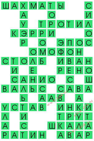 сканворд 12301