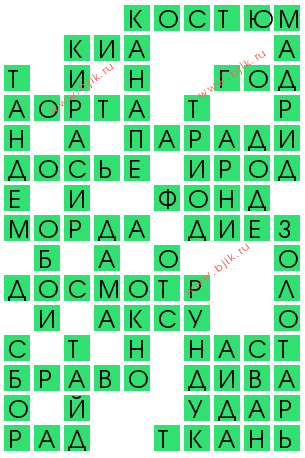 сканворд 12335