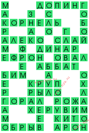 сканворд 12366