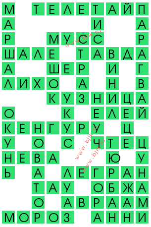сканворд 12386