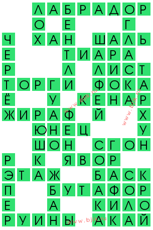 сканворд 12388