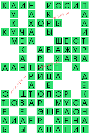 сканворд 12392