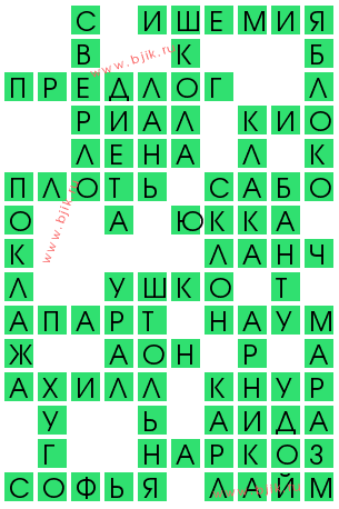 сканворд 12417