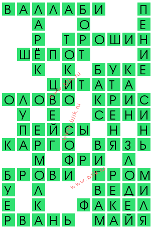 сканворд 12431