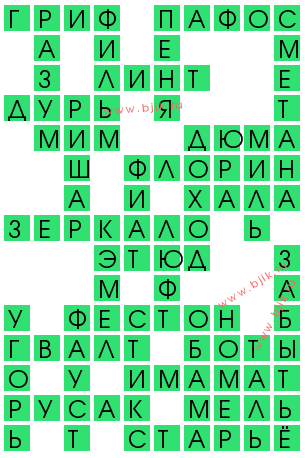 сканворд 12497