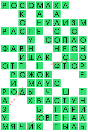 сканворд 12508