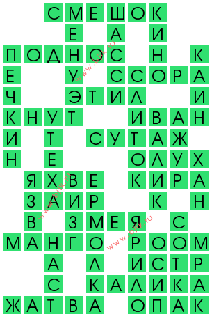 сканворд 12543