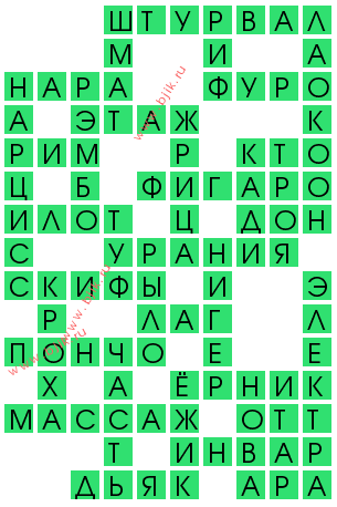 сканворд 12544