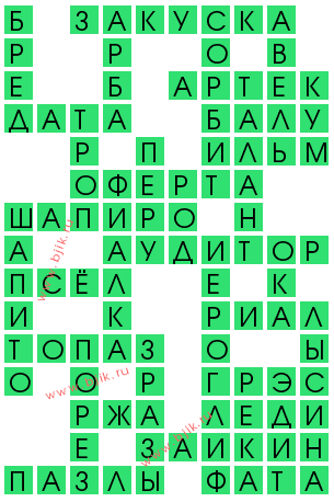сканворд 12593