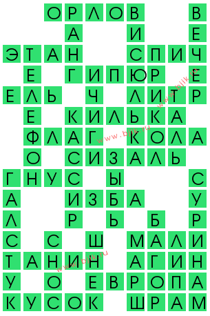 сканворд 12602