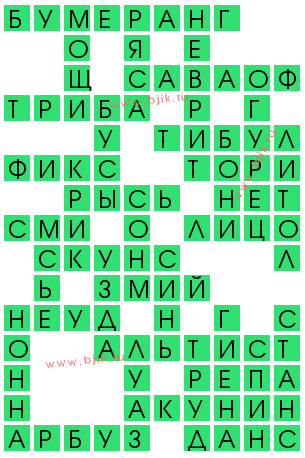 сканворд 12603
