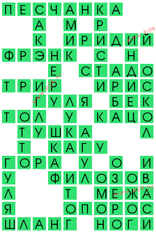 сканворд 12638