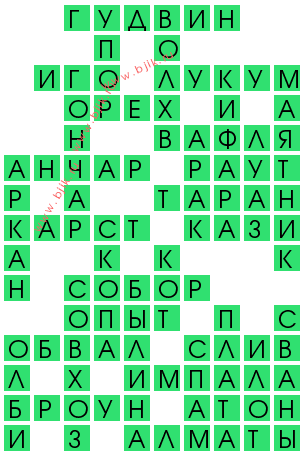 сканворд 12645