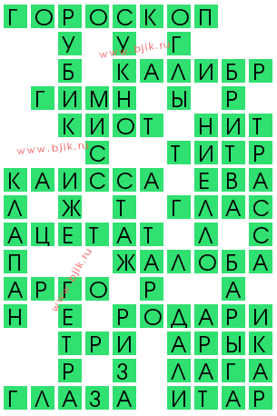 сканворд 12694