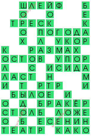сканворд 12832