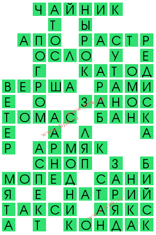 сканворд 12845