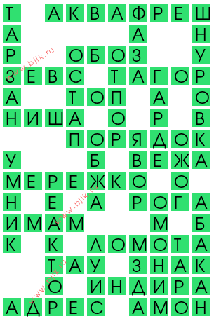 сканворд 12891