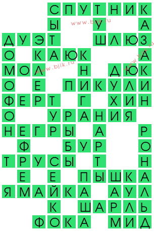 сканворд 12919