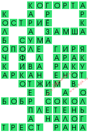 сканворд 12930