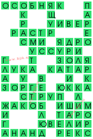 сканворд 12980