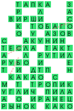 сканворд 13032