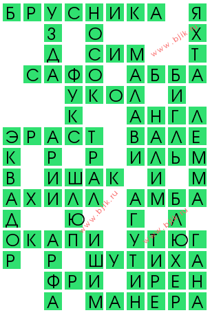 сканворд 13070