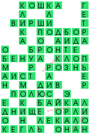 сканворд 13102
