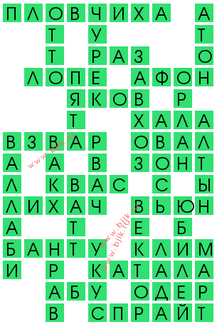 сканворд 13165