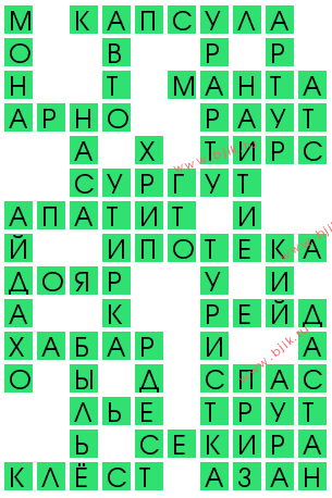 сканворд 13193