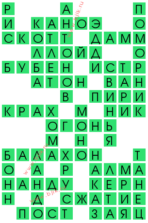 сканворд 13233