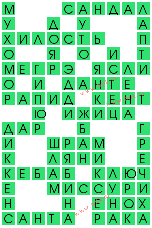 сканворд 13271