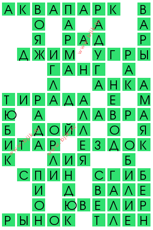 сканворд 13281