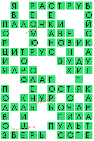 сканворд 13309