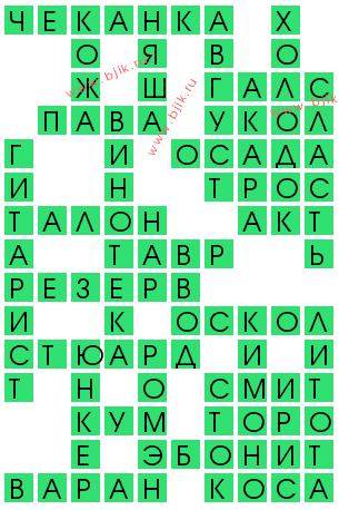 сканворд 13312