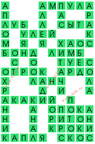 сканворд 13317