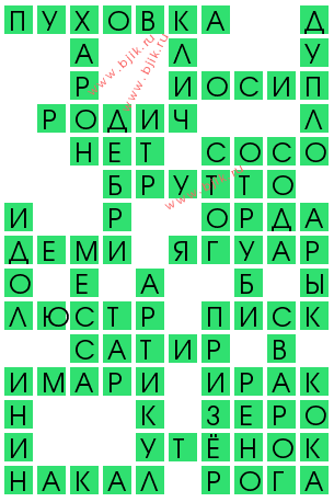 сканворд 13320