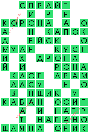 сканворд 13343