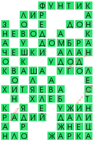 сканворд 13360