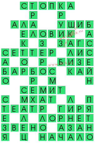 сканворд 13364