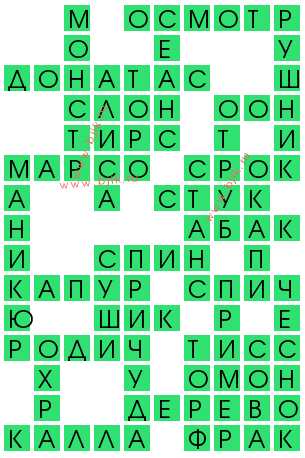 сканворд 13487