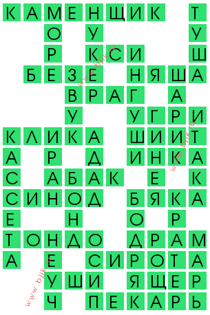 сканворд 13505