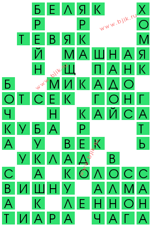сканворд 13537