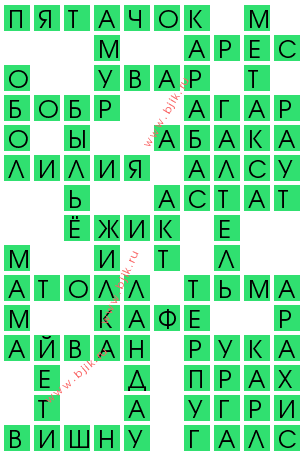 сканворд 13552